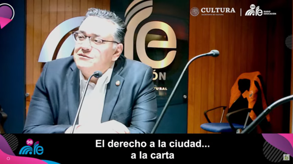 Entrevista en El derecho a la ciudad… a la carta: Senador Gabriel García